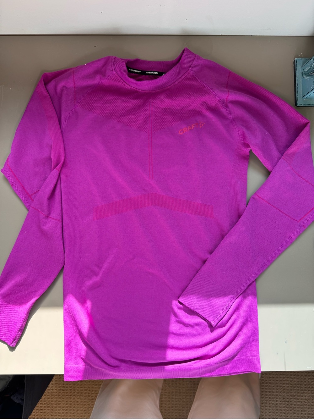 Craft Long Sleeve Active Tee - Magenta